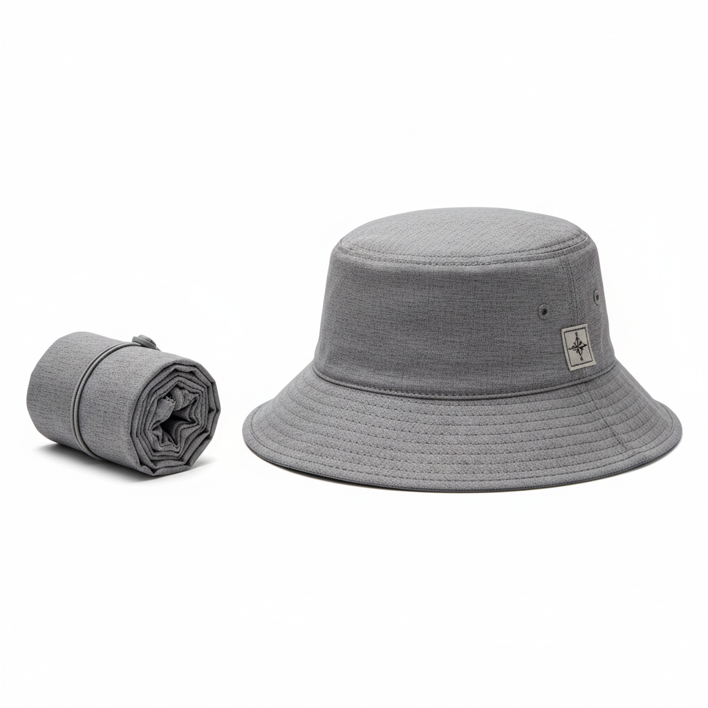 packable foldable bucket hat