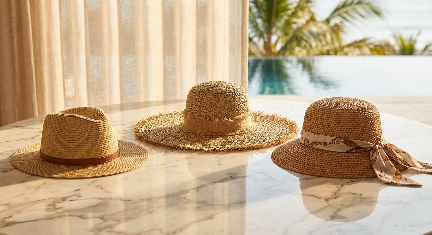 Artisan straw hat weaving process showing density and craftsmanship details for wholesale buyers
