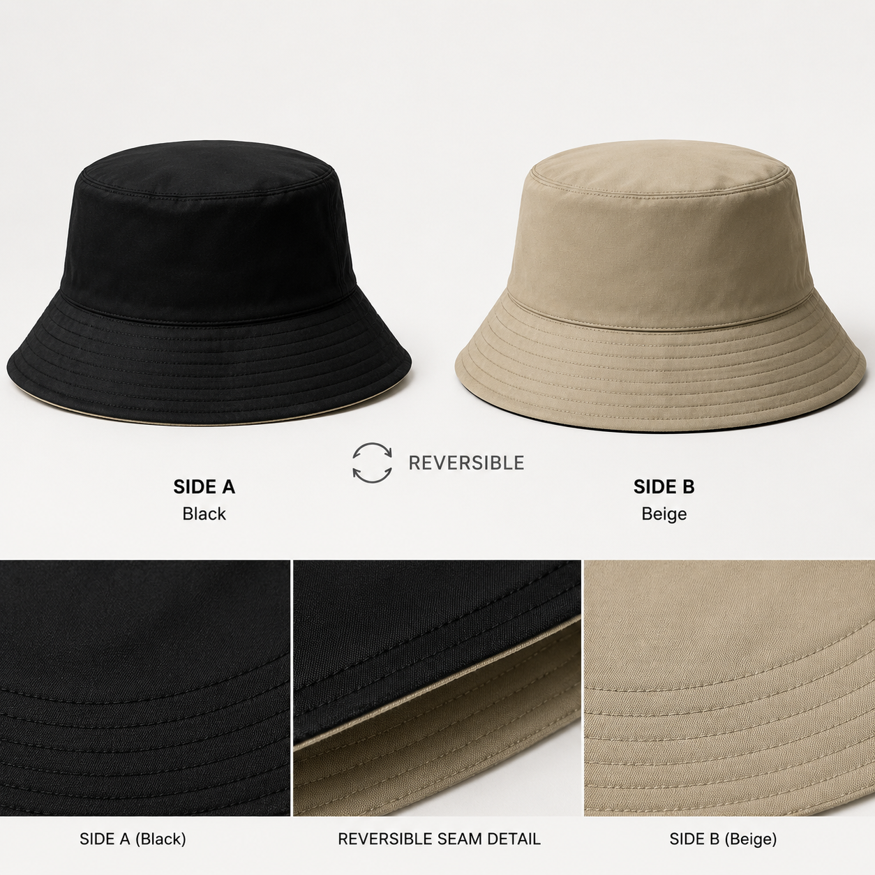 Reversible Bucket Hat Manufacturing: 2026 Guide for Wholesale Buyers