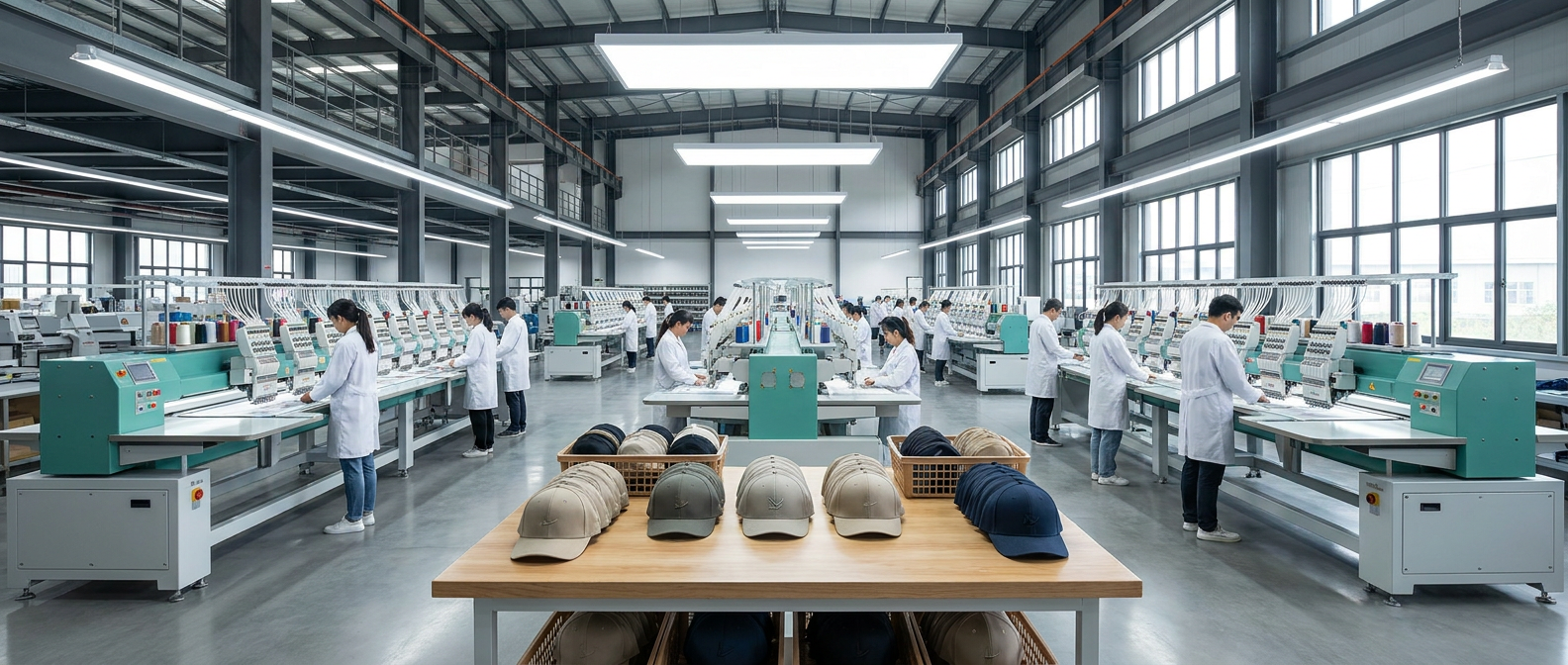 Hongyuecap Factory Wide Banner