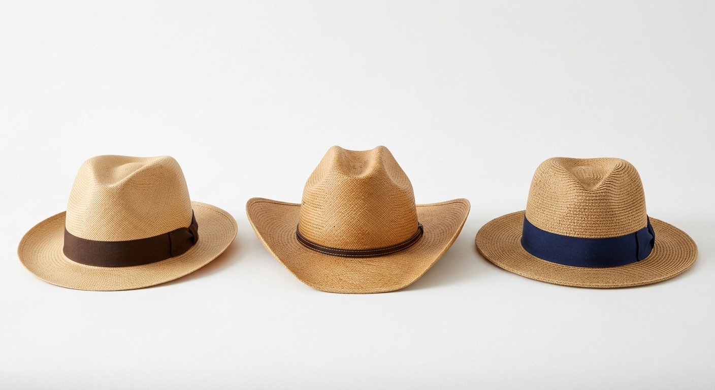 Straw Hat Crown Shapes: 7 Types for Wholesale Buyers