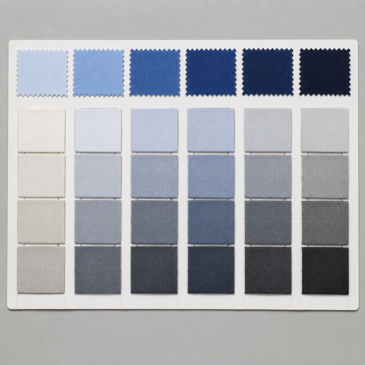Grey scale rating chart for baseball cap color fastness grading from grade 1 to 5 for wholesale quality control