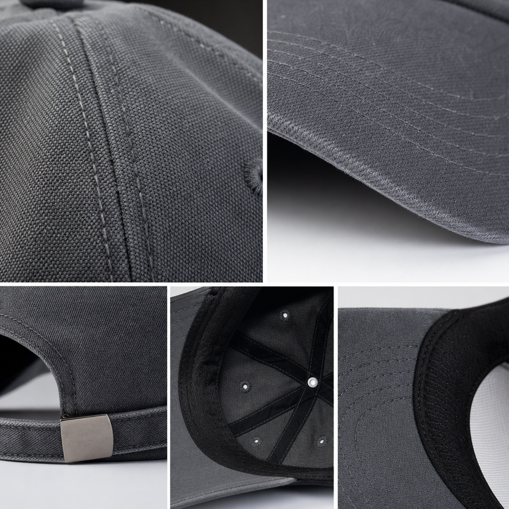 Baseball caps for corporate merchandise bulk programs detail image
