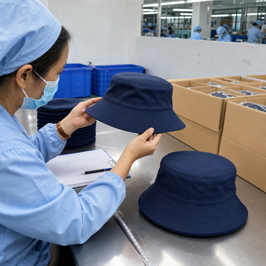 bucket hat stitching checklist scenario image