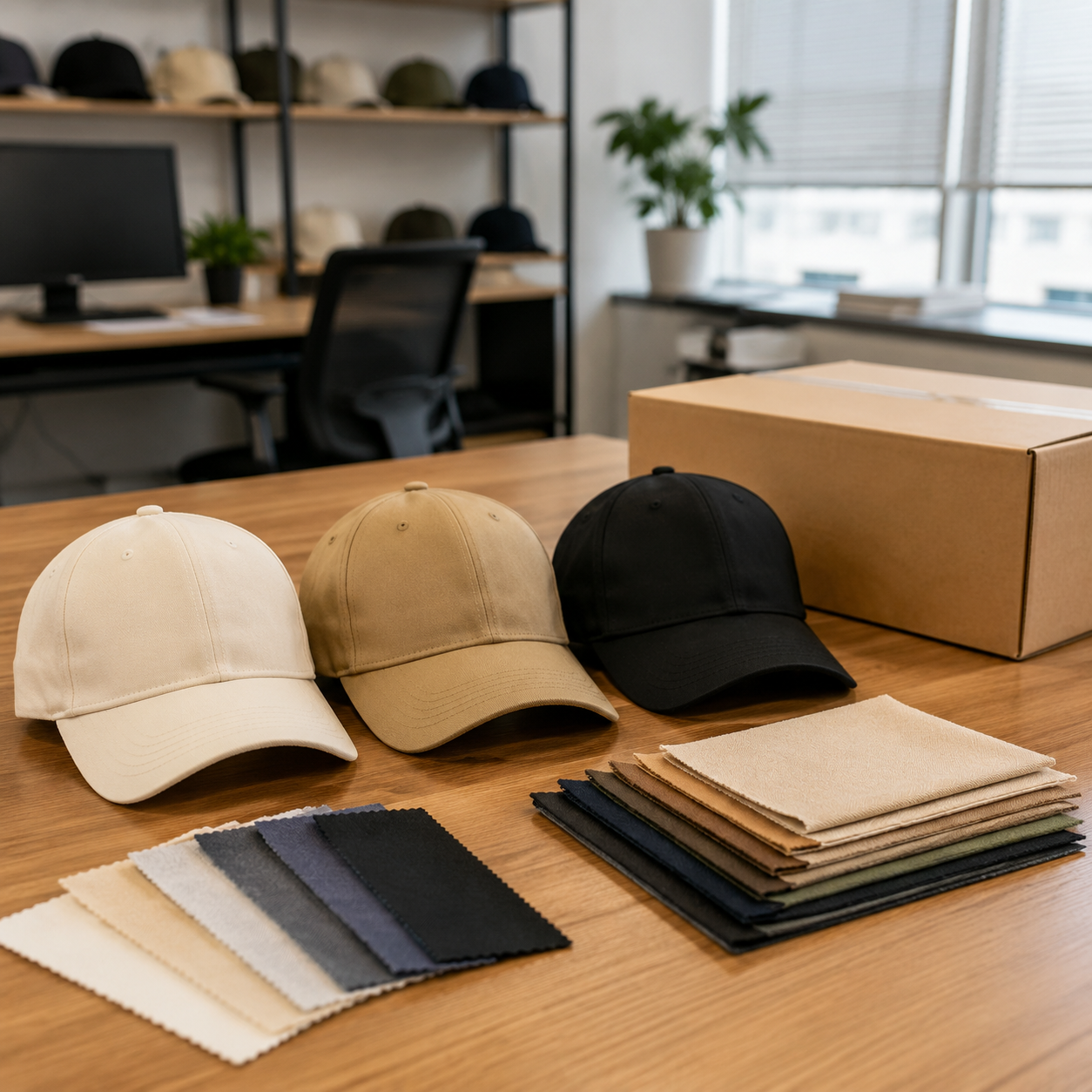 custom baseball cap manufacturer scenario image