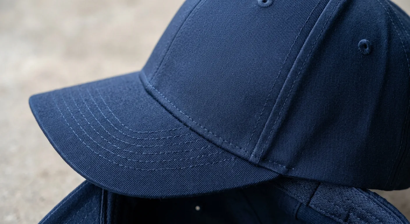 Imagen detallada de una gorra de béisbol para la guía de marcas de fabricantes personalizados de EE. UU.