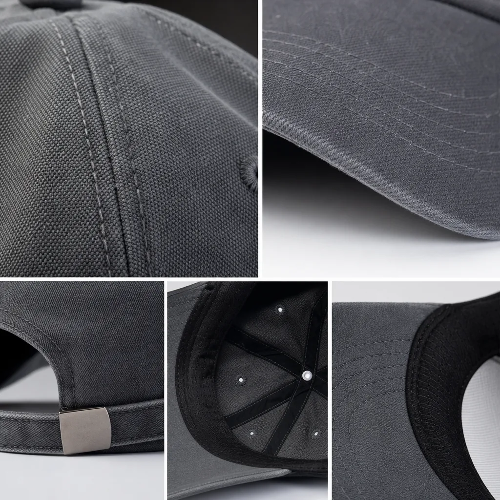 Baseball caps for corporate merchandise bulk programs detail image