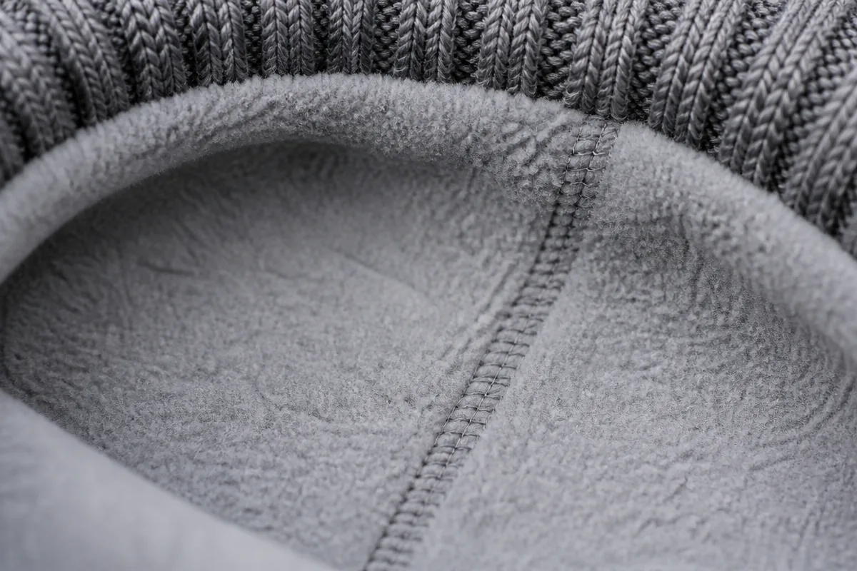 knitted beanie lining materials comparison sherpa fleece thermal wholesale guide