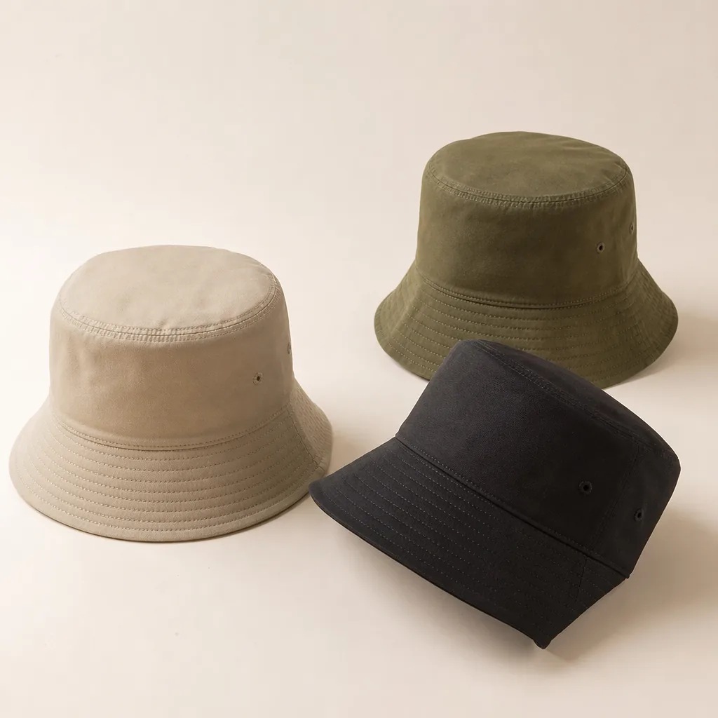 Imagen destacada de sombreros tipo bucket personalizados con bajo MOQ para compradores mayoristas de sombreros tipo bucket