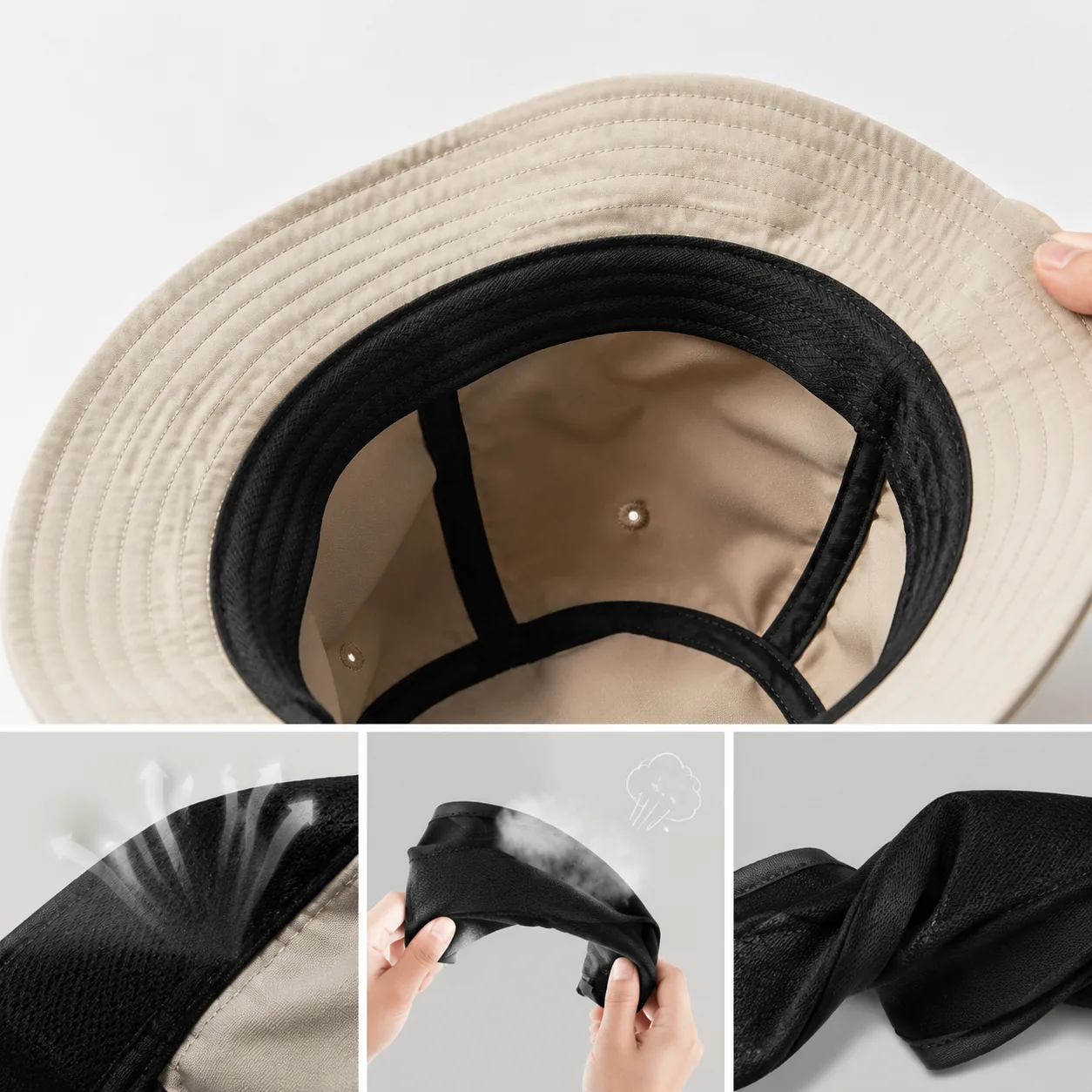 Diseño de la banda para el sudor de los sombreros tipo bucket: comodidad para compradores mayoristas