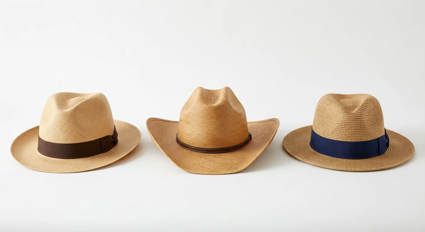 Formas de la corona de los sombreros de paja: 7 tipos para compradores mayoristas