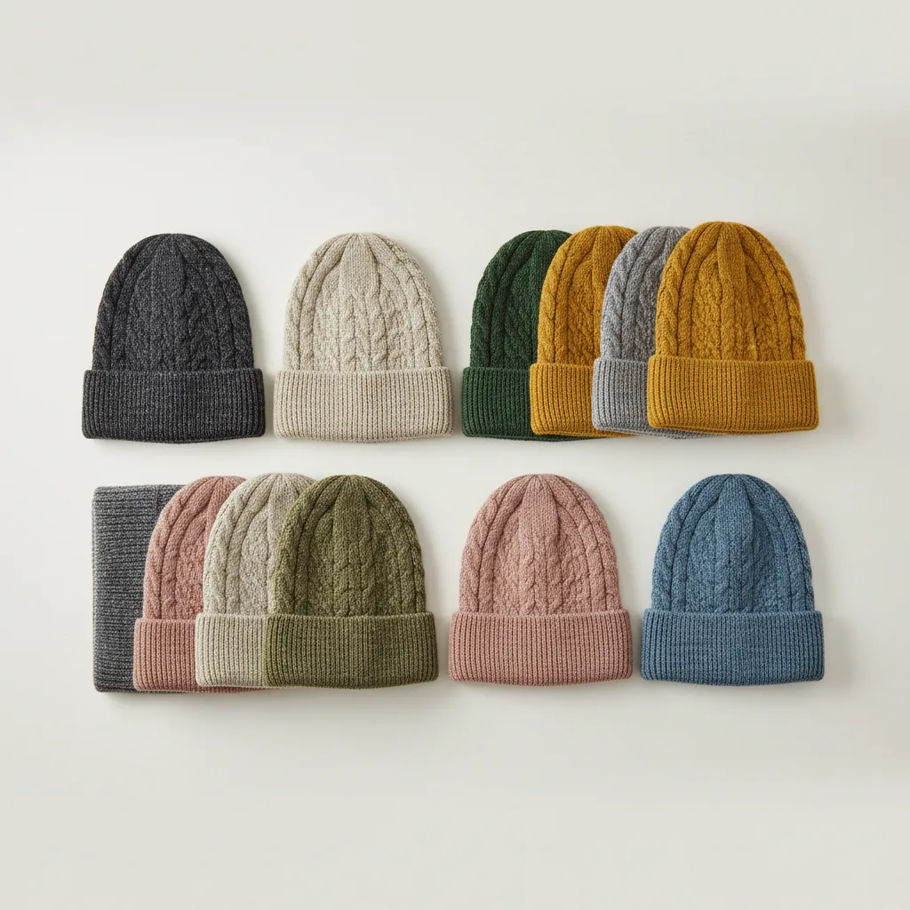 Gorro de punto: Materiales y guía de tallas