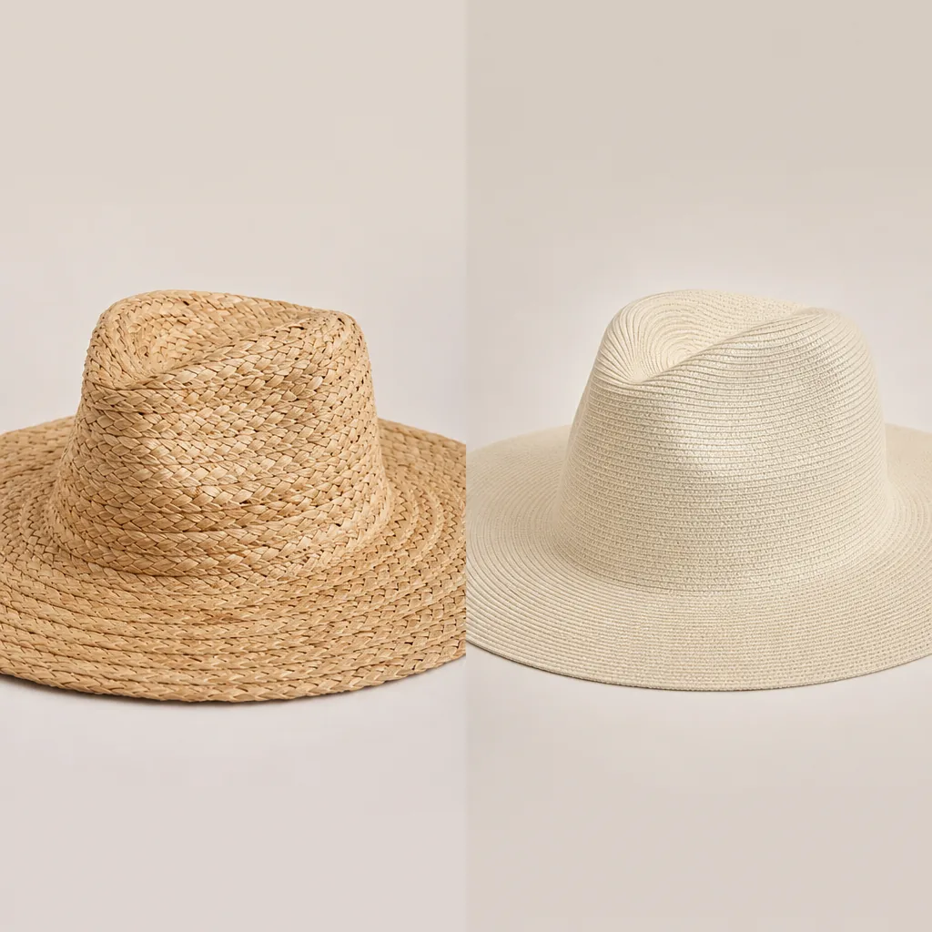 Sombreros de paja natural vs. de papel para tiendas de resorts