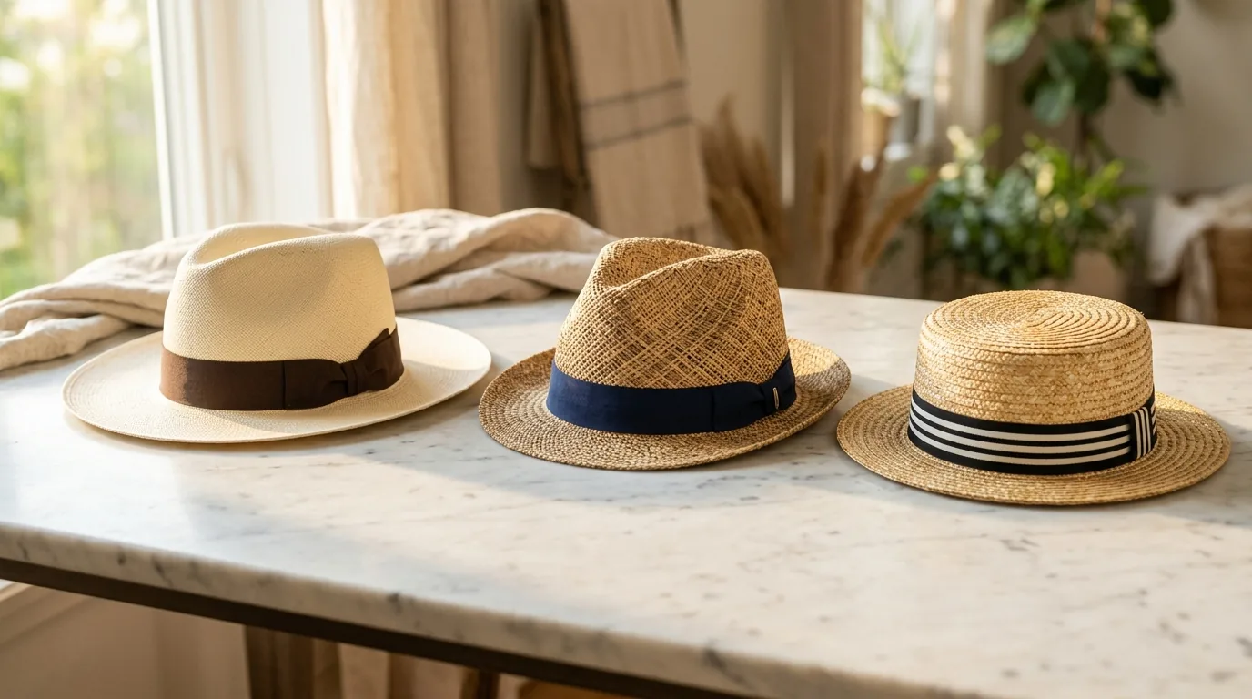 Guía de tipos de trenzado y materiales de los sombreros de paja para compradores mayoristas
