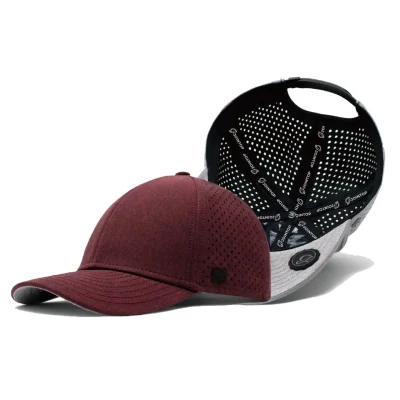 js_Maroon-perforated-baseball-cap-with-visible-inner-lining